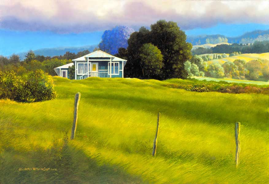 Painting by Curtis Wilson Cost: Heart's Desire