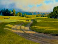 Painting by Curtis Wilson Cost: Bridle Path