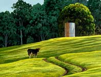 Painting by Curtis Wilson Cost: Dairy Gate