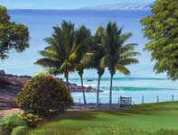 Painting by Curtis Wilson Cost: Eha Niu O' Makena