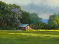 Painting by Curtis Wilson Cost: Lavender Spring