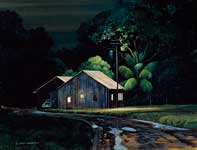 Painting by Curtis Wilson Cost: Plantation Night Light