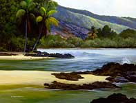 Painting by Curtis Wilson Cost: Private Landing