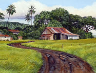 Painting by Curtis Wilson Cost: Roadside Relics