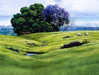 Painting by Curtis Wilson Cost: Springtime Grazing