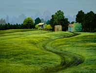 Painting by Curtis Wilson Cost: Summer Fog