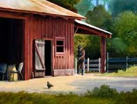 Painting by Curtis Wilson Cost: The Farrier