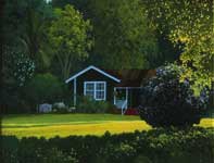 Painting by Curtis Wilson Cost: Vinca Patch