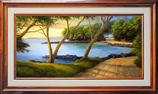 Braided Kiawes in Six Piece Koa Frame